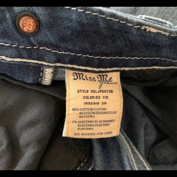❤️Sold❤️ Miss Me Jeans Size 25 - Picture 4 of 5
